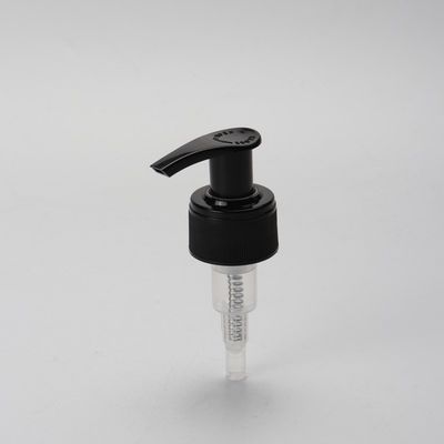 28/400 신체 관리용 플라스틱 로션 분배 펌프 왼쪽 오른쪽 방출율 0.18-0.22ml/T