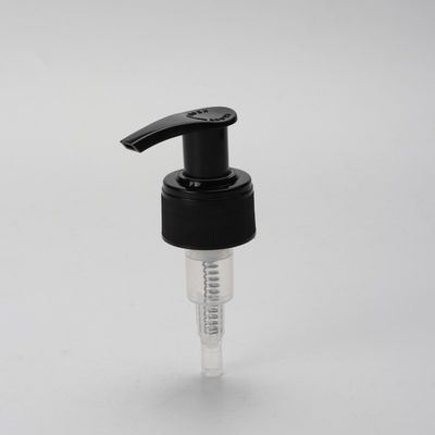 28/400 신체 관리용 플라스틱 로션 분배 펌프 왼쪽 오른쪽 방출율 0.18-0.22ml/T